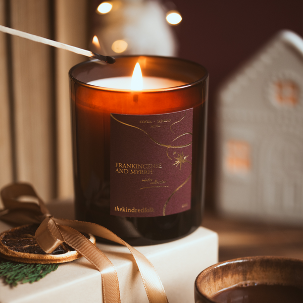 frankincense + myrrh candle