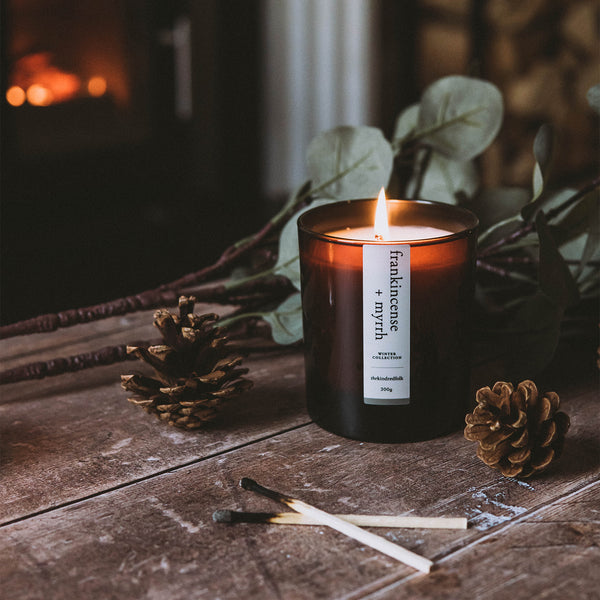 Deity, Frankincense + Myrrh Luxury Soy Candle